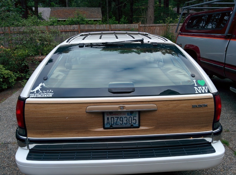 Loving my 91 Roadmaster wagon in the Evergreen state :) Img_2014