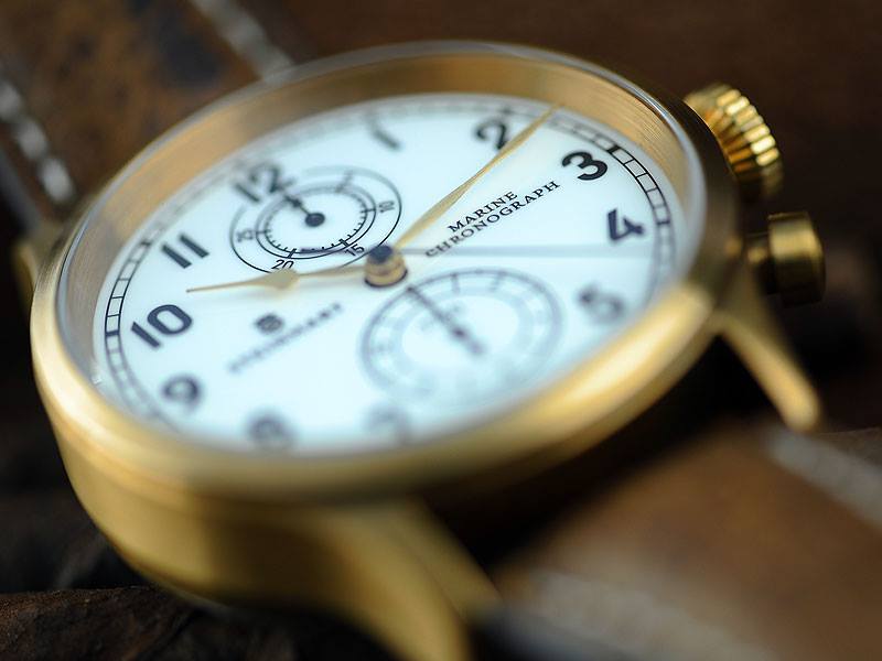 Nouvelle Steinhart Marine Chronograph bronze premium Steinh12