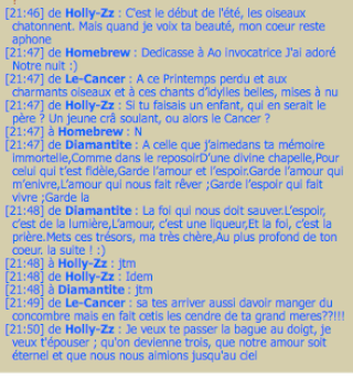Vos meilleurs screens Poemes10