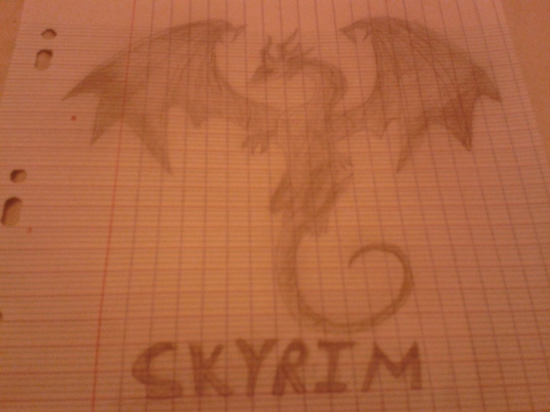 Skyrim : dragon ( à ma façon ) 2014-014