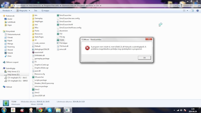 Sims3Launcher stopped working... again Ts3w_e10