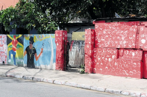 Art on the streets in downtown kingston Jamaica Dsc_9210