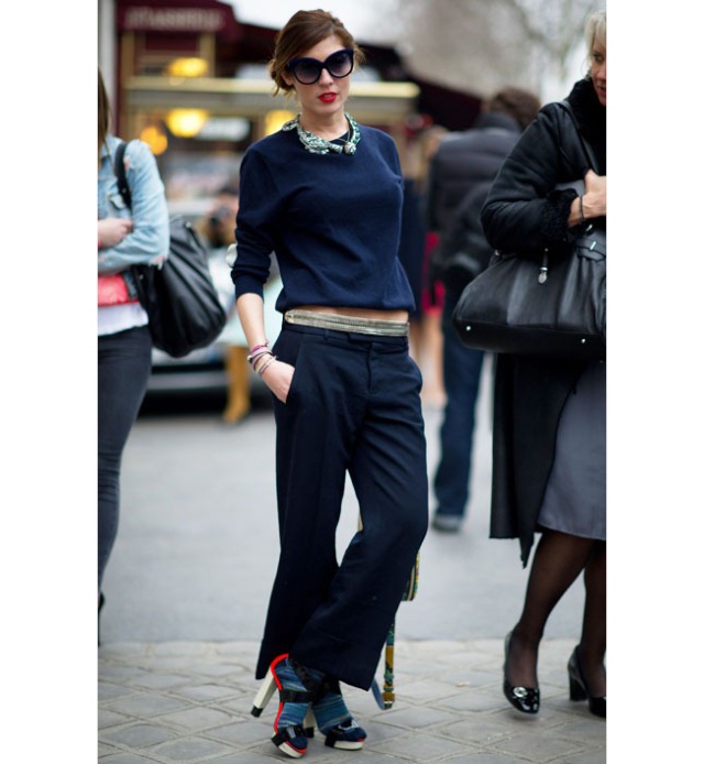 Street Style inspirations ... High above the waist High_w11