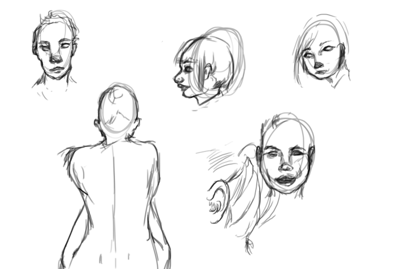 Etudes, croquis, wips d'Ephasme ( Nudité ) Tytes10