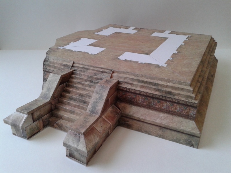 maquette papier indiana jones - [maquette] Indiana Jones. Le Temple. FINI ! 20140839
