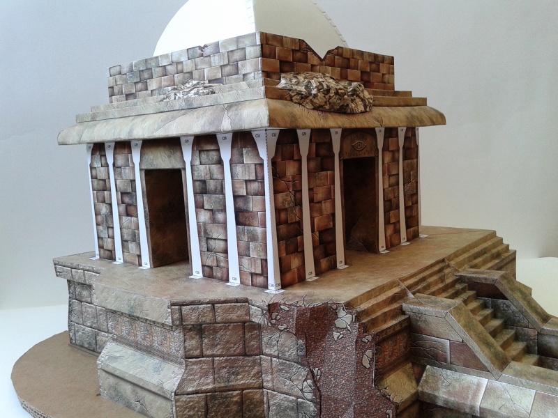 maquette papier indiana jones - [maquette] Indiana Jones. Le Temple. FINI ! 20140845