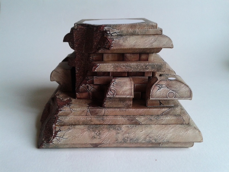 maquette papier indiana jones - [maquette] Indiana Jones. Le Temple. FINI ! 20140911
