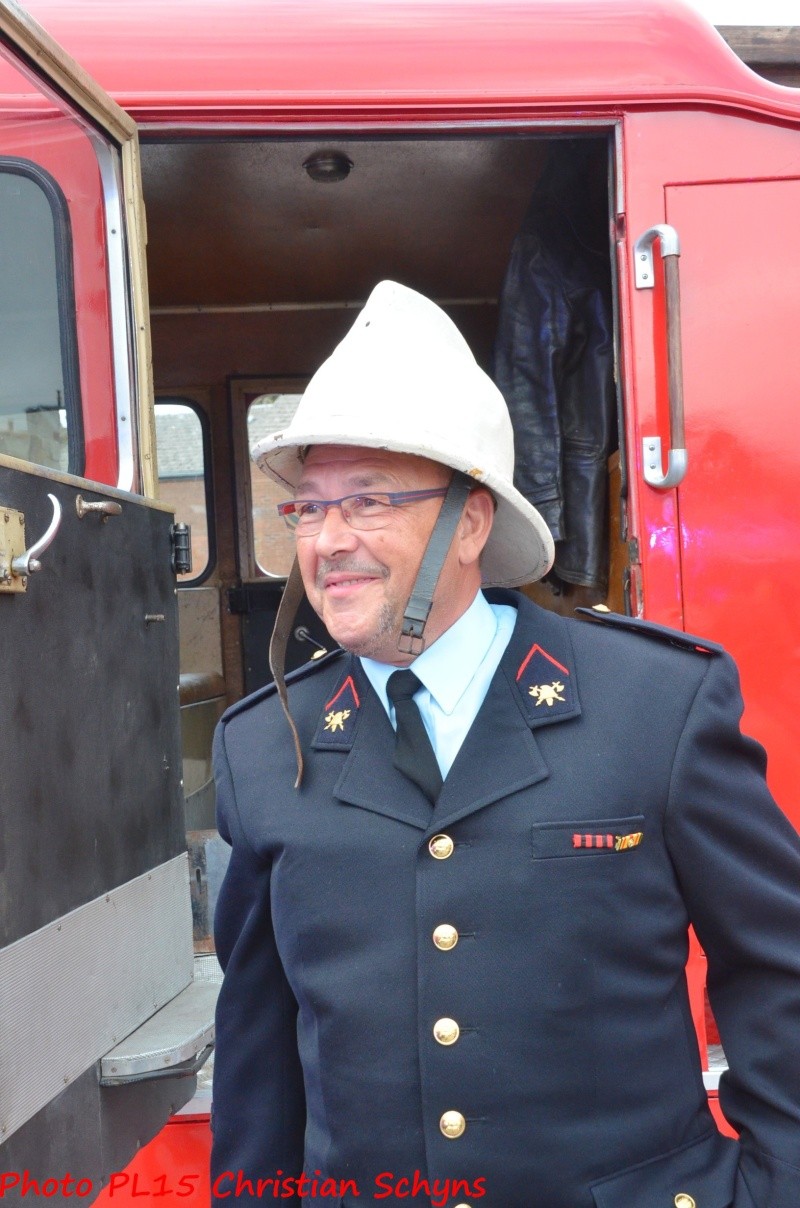 Herve Battice,Les pompiers ont fêté Paul Liégeois pour 42 ans de service(photos) Dsc_9210