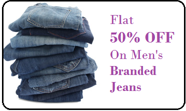 Get Flat 50% OFF On Wide Range Of Men’s Branded Jeans Untitl22