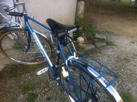 Peugeot P50 bleu lectrique 1970