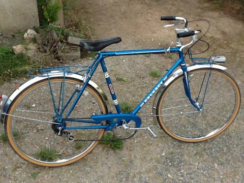 Peugeot P50 bleu électrique 1970