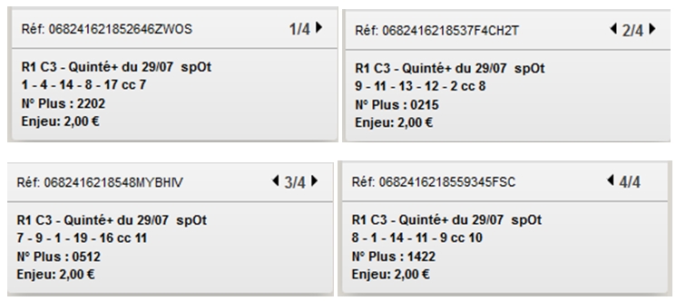 29/07/2014 --- CHANTILLY --- R1C3 --- Mise 20 € => Gains 0 € Screen78