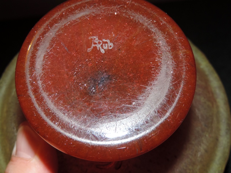 Can you help me identify this french acid etched glass vase signed A.Rub.  Dscn0614