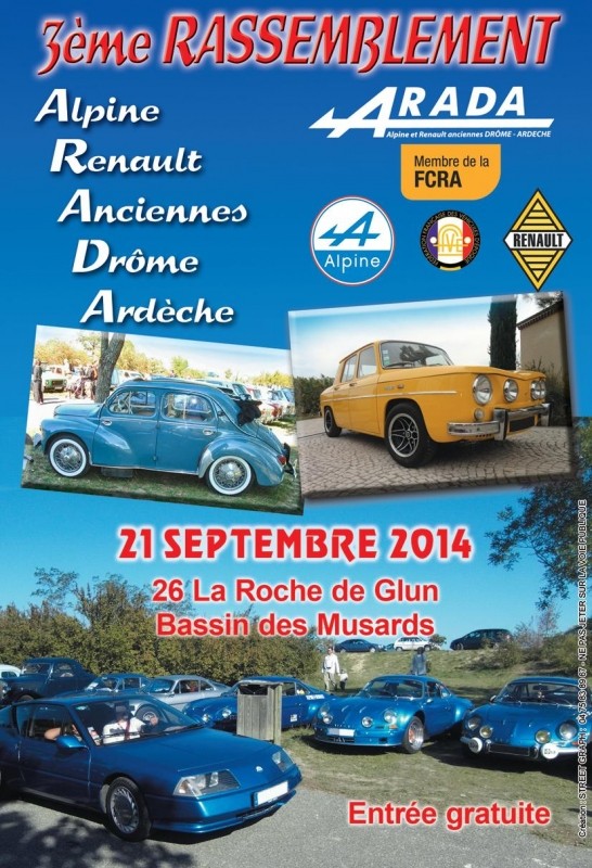 3e rassemblement ALPINE a la roche de glun le 21 septembre 2014 Alpine10