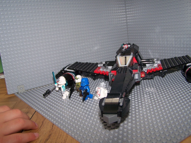 Review of Lego set #75018 Jek 14's Stealth Starfighter 100_4313