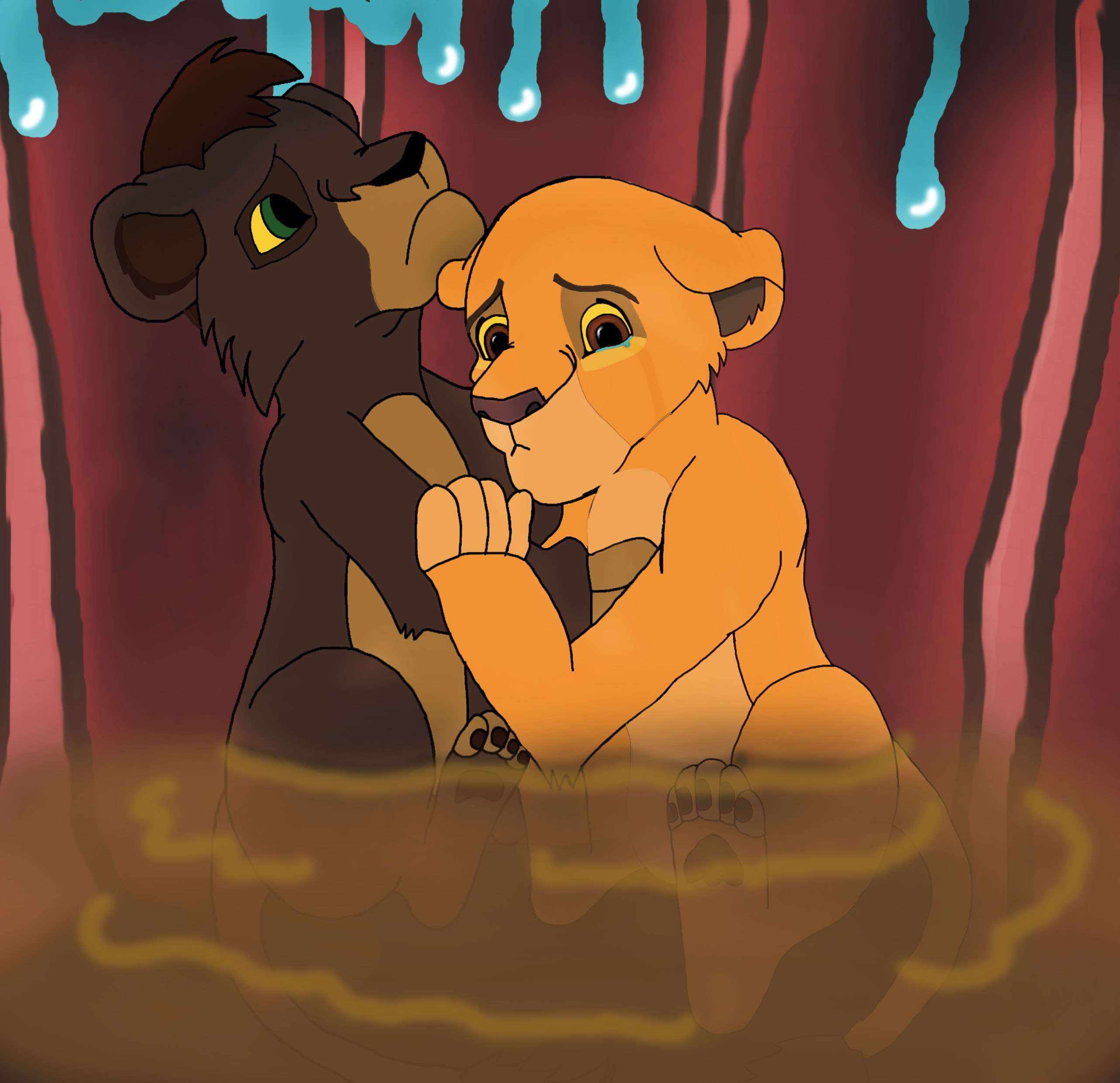 Kiara en danger irl Kovu_a10