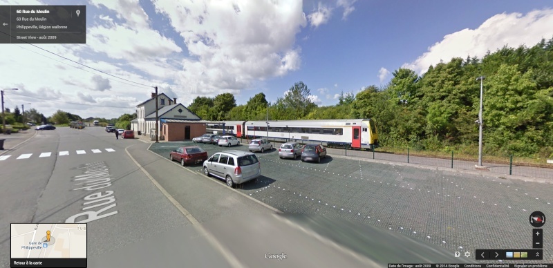 Photos de convois ferroviaires via GoogleStreet. Google44