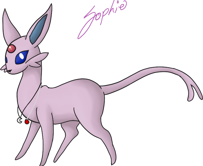 Sophie the Espeon (WIP) Sophie13