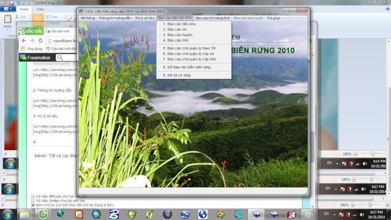 Phần mềm diễn biến rừng CKL Việt Nam Phục vụ công tác theo dõi và xuất biểu diễn biến rừng Untitl26