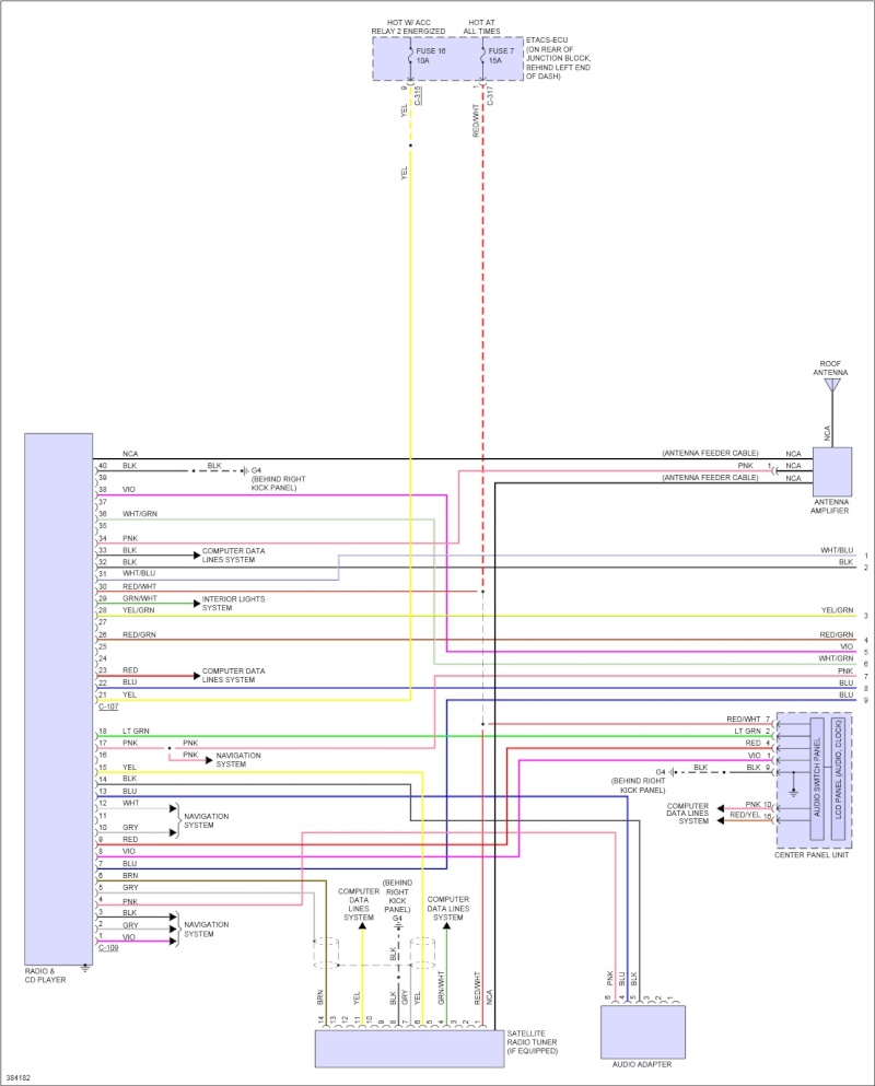 Mitsubishi Lancer GT 2012, recherche wiring diagram center panel unit  Va384122