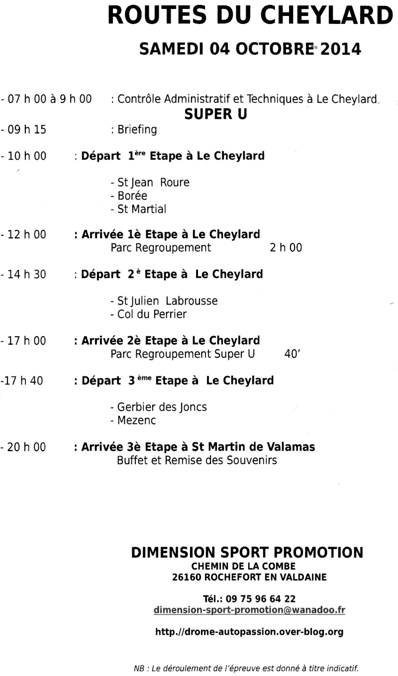1ère Routes du Cheylard. Samedi 04 Octobre 2014. Img03010