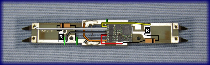 Digitalisation d'une RE-460 88452 + décodeur ESU LokPilot micro v4 441pcb10