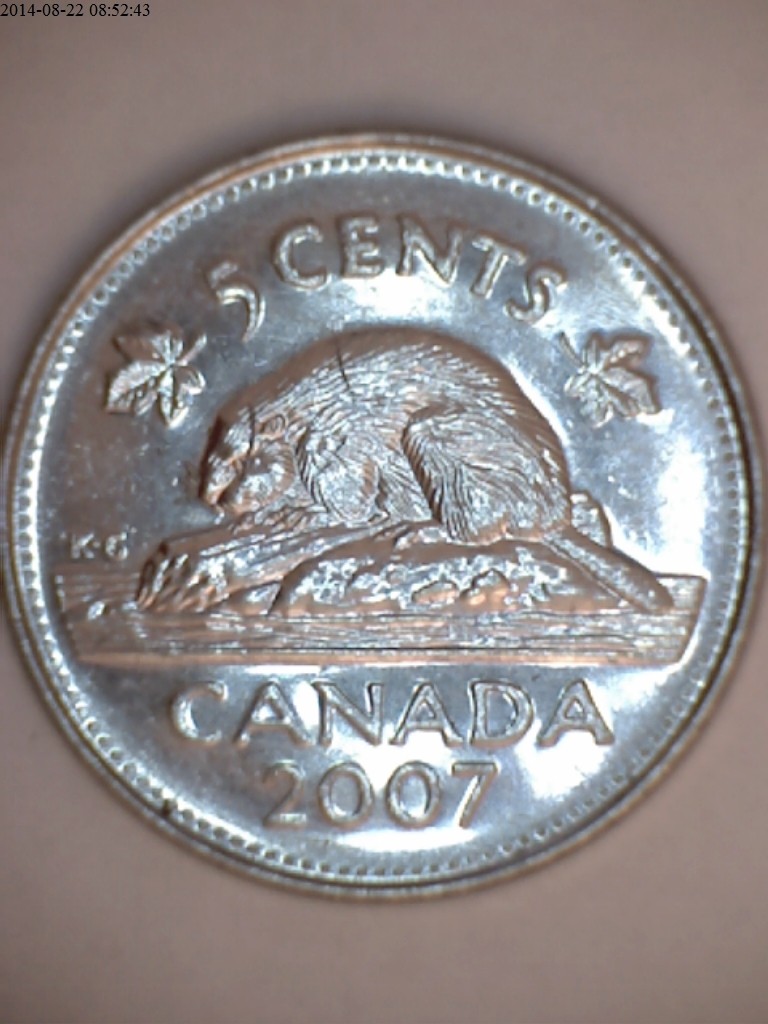 2007 - Éclat de Coin, "K" de K.G (Die Chip in "k") 220