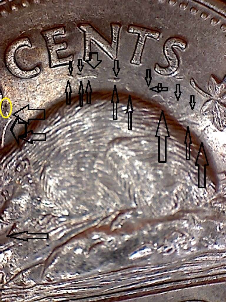 1998 - Coins Entrechoqués Avers/Revers (Die Clash on Both Side) 810