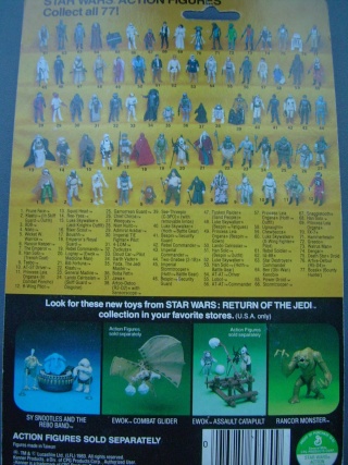 STAR WARS, figurines Kenner 1983 LE RETOUR DU JEDI  Star-w11