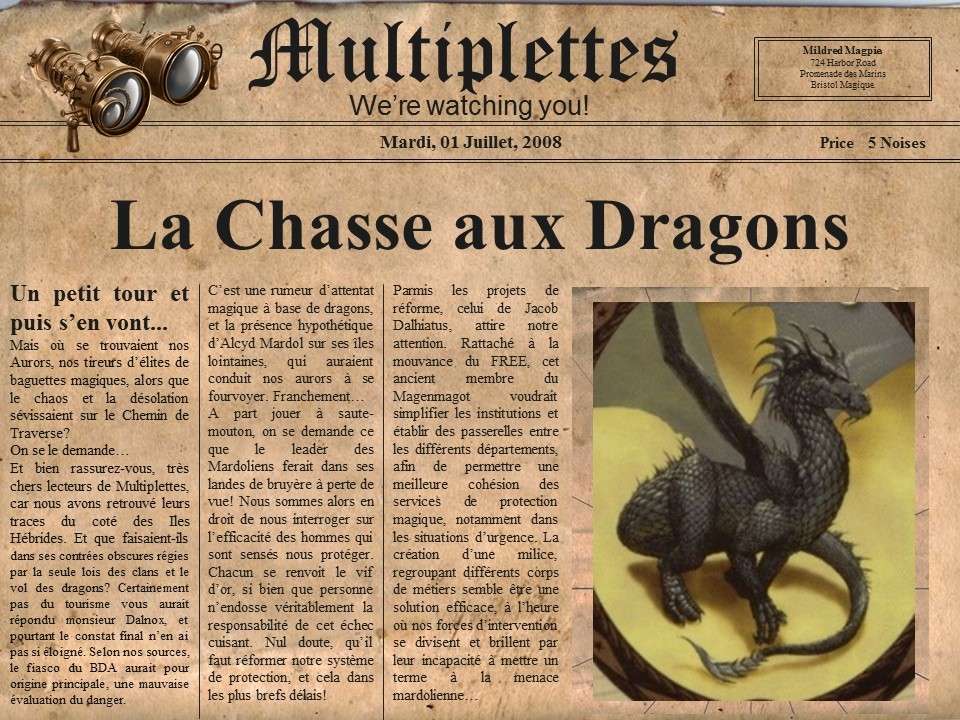 Revue de presse Dragon10