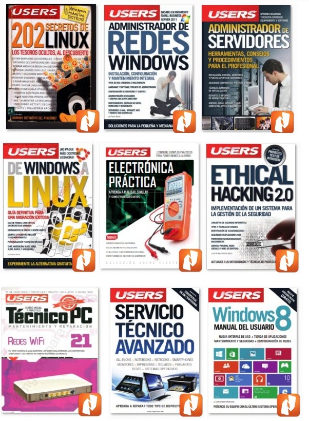 Pack de 90 Revistas de Computación y Tecnología Users10