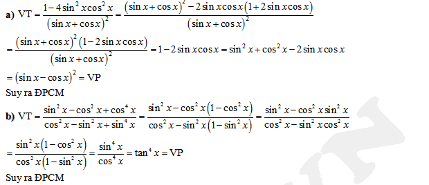Lời Giải - Ôn tập công thức lượng giác (phần 1)  4_210