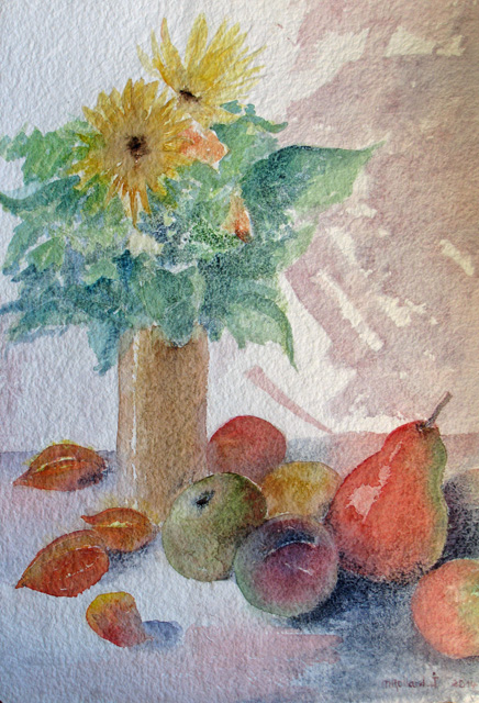 Fruits et capucines Fruits13