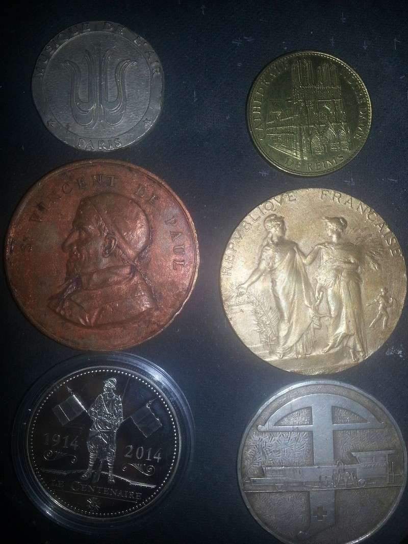 Lot de medailles / Argent / Bronze / Cuivre 20140912