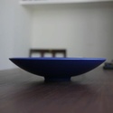 Cobalt blue, late 20th century? bowl/dish with mark H G or G with lines _1130715