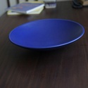 Cobalt blue, late 20th century? bowl/dish with mark H G or G with lines _1130716