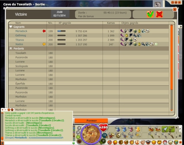 Vos exploits donjons et succès Toxoli11