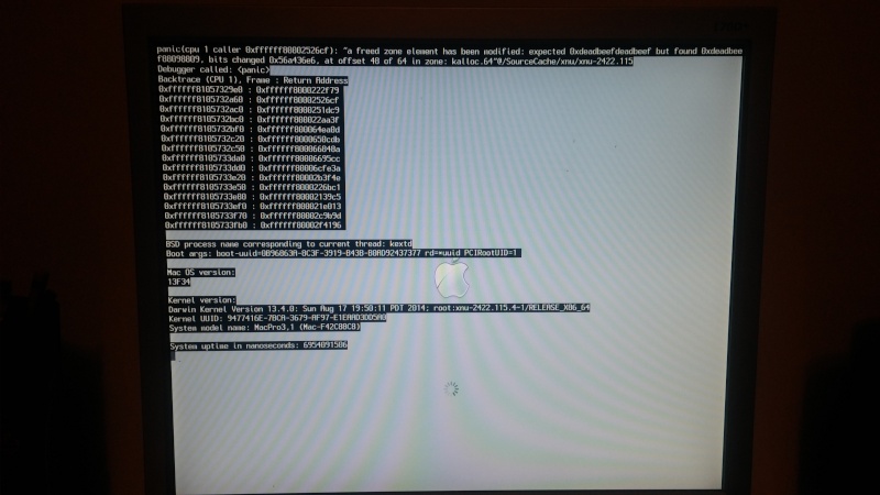 kernel panic install mavericks chameleon  20141010