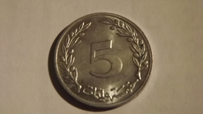 Tunisie : 5 millim de 1983 &1 Dinar de 1976 Dscf3138