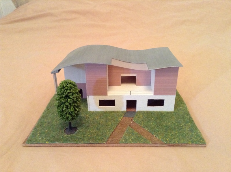 Présentation de ma première maquette de maison moderne 2013-011