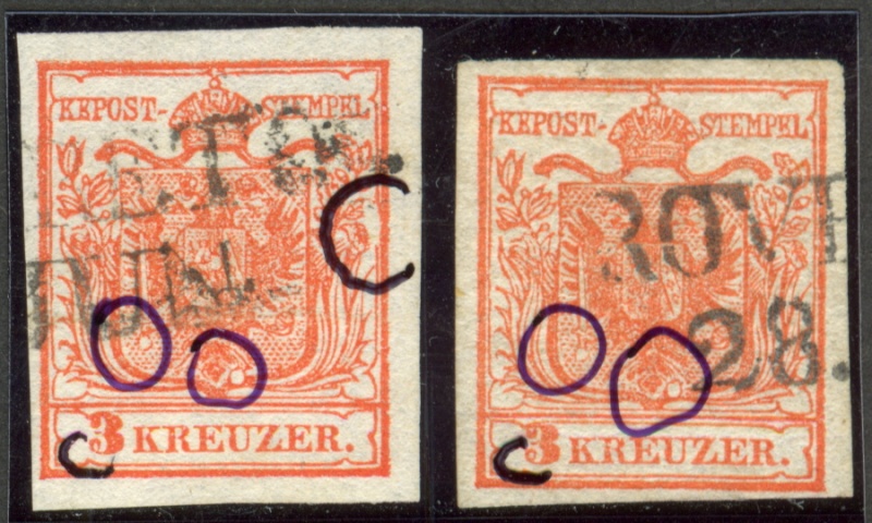 Kreuzer - Die erste Österreichische Ausgabe 1850 - Seite 4 Negati11