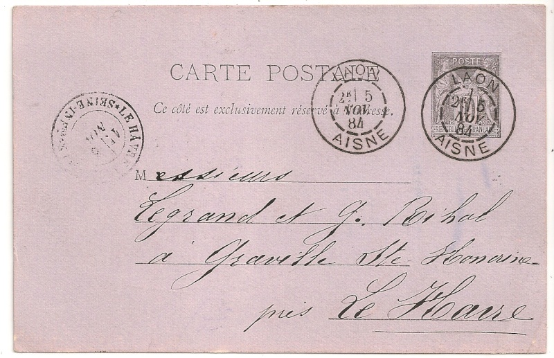 Daguin de LAON Aisne 5 Nov 1884 : RARE ?  Merci pour des informations... Laon_a10