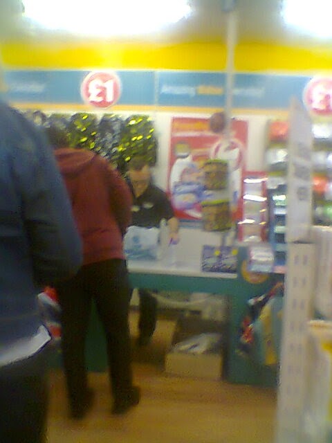 Eddie spotted working in a pound store? Eddie11