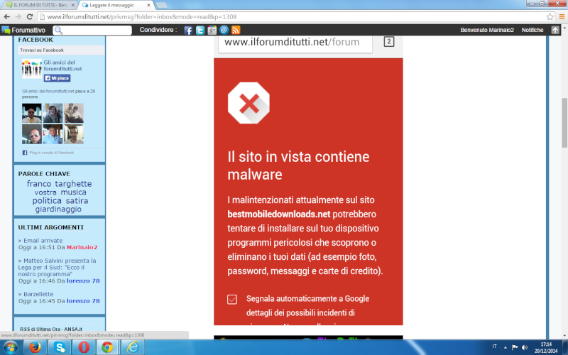 Malware nel mio sito? Fax110