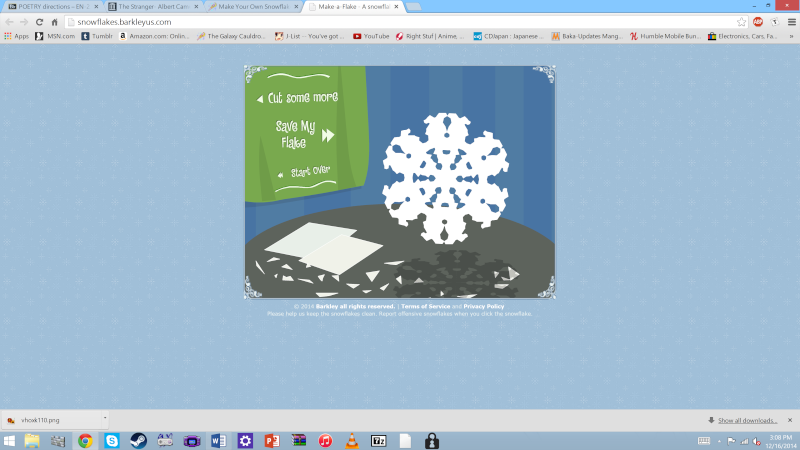 Make Your Own Snowflake!!! [Winners!!] Screen10