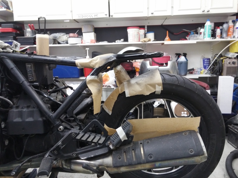 bmw k75 cafe racer exhaust