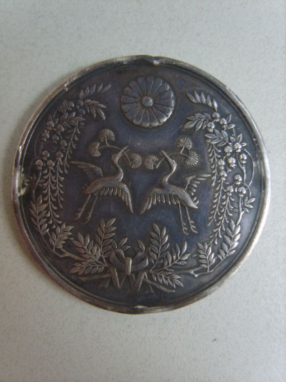 Medaille japonaise mariage Meiji S8005419