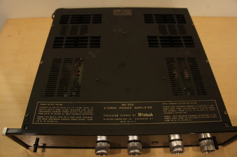 McIntosh MC502 Power Amplifier (Used) Dsc07946