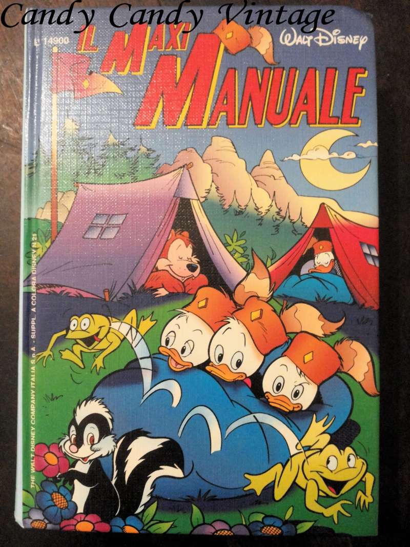 [VENDO] Il Maxi manuale delle Giovani Marmotte Disney 1989 1°edizione ottimo 20141219