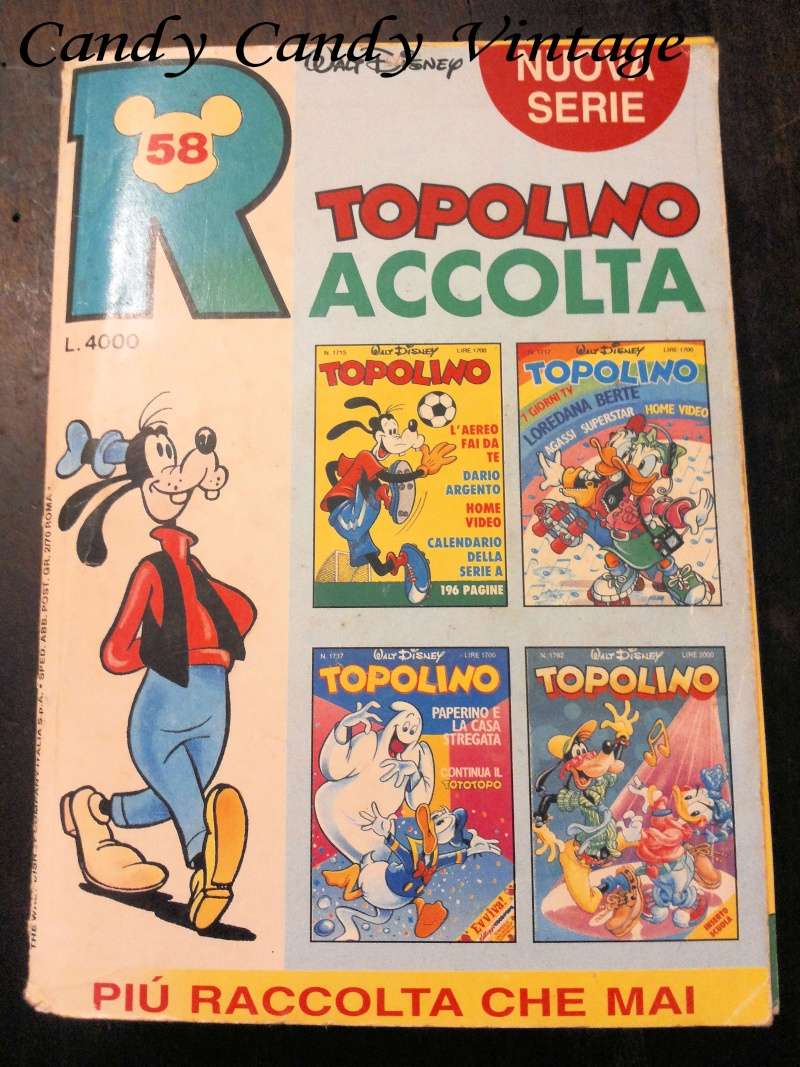 [VENDO] Topolino Raccolta fumetti 1989 ottimo n. 58 20141221